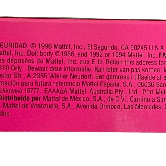 Vintage 1996 Mattel Disney World Fun Barbie Bring Home The Magic #17058 NIB - Picture 6 of 7